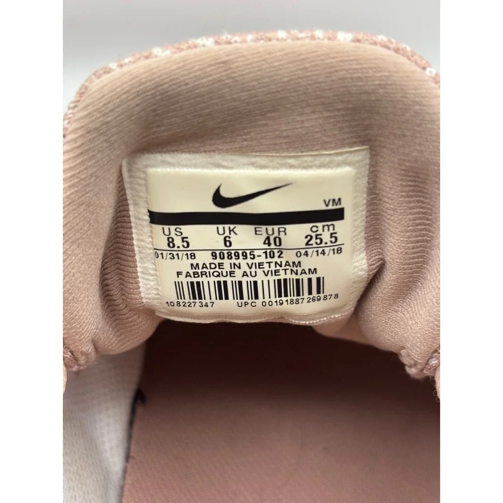 Nike Flex Contact Womens Size 8.5 Running Shoes Pink White